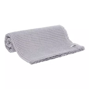 Manta Piquet III Algodão Buddemeyer Luxus Cinza Stone 150cm x 200cm