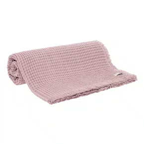 Manta Piquet III Algodão Buddemeyer Luxus Rosa Claro 150cm x 200cm