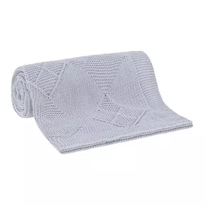 Manta Tricot Brioni Buddemeyer Prata 1,25 x 1,50 cm