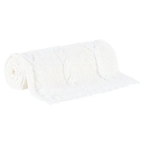 Manta Tricot Jude Buddemeyer Marfim 1,25 x 1,50m