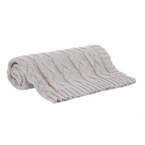 Manta Tricot Nina Buddemeyer Kaki 1,25 x 1,50m