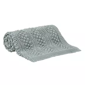 Manta Tricot Veneto Buddemeyer Luxus Azul 1,30 x 1,70 m