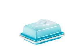 Manteigueira Le Creuset Azul Caribe 16x12cm