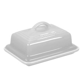 Manteigueira de Cerâmica Le Creuset Branco