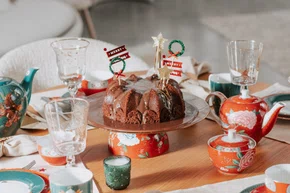 Mesa Posta de Natal Blushing Birds