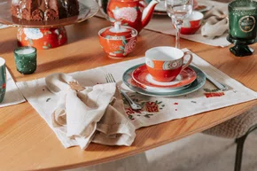 Mesa Posta de Natal Blushing Birds