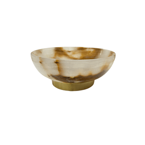 Mini Bowl Suporte de Latão Home Wish Onix 11cm