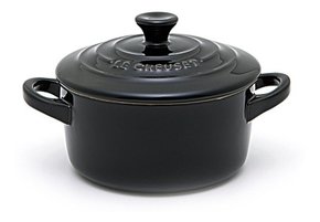 Mini Cocotte Cerâmica Le Creuset Black Onix