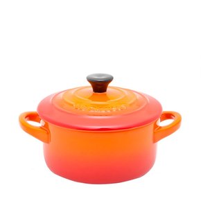 Mini Cocotte Cerâmica Le Creuset Laranja 10 cm