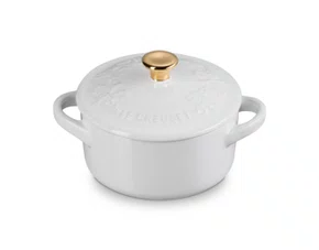 Mini Cocotte Holly Le Creuset Branco 10cm