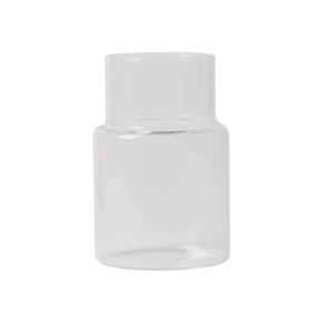 Mini Vaso de Mesa em Vidro Manu Fisch 10 x 15 cm