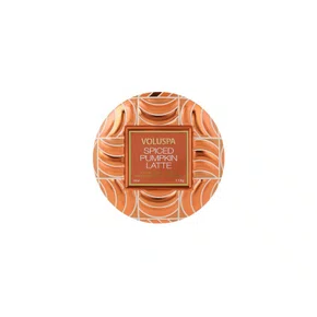 Mini Vela Lata Spiced Pumpkin Latte Voluspa 25 Horas