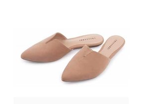 Mule Nobuck Tamanho 40 Nude Trussardi