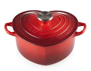 Panela Coração Signature Le Creuset Vermelho 22 cm