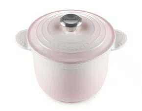 Panela de Arroz com tampa interna Le Creuset Shell Pink 18cm