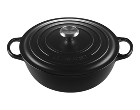 Panela De Ensopado Signature Le Creuset Matte Black 26 cm