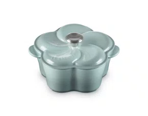 Panela Floral Tradition Le Creuset Sea Salt 20 cm
