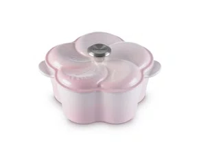 Panela Floral Tradition Le Creuset Shell Pink 20 cm