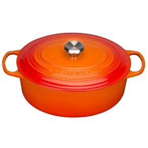 Panela Oval Le Creuset Signature Laranja 31 cm