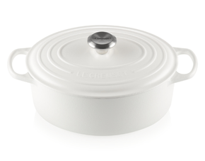 Panela Oval Signature Le Creuset Cotton 31 cm