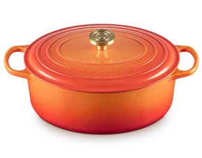 Panela Oval Signature Le Creuset Flamme Dorée 31 cm