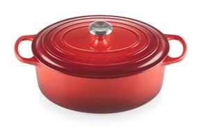 Panela Oval Signature Le Creuset Vermelho 31 cm
