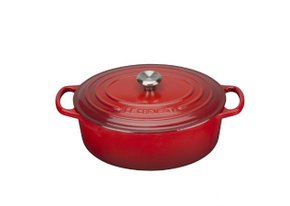Panela Oval Signature Le Creuset Vermelho 35 cm