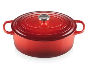 Panela Oval Signature Le Creuset Vermelho 40cm