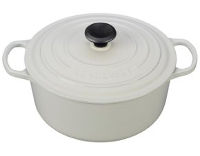 Panela Redonda Signature Pegador Fenólico Le Creuset Branco 20 cm