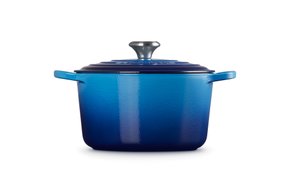 Panela Redonda Funda Signature Le Creuset Azure Blue 24 cm