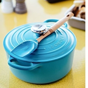 Panela Redonda Signature Le Creuset Azul Caribe 18cm - LCL Home