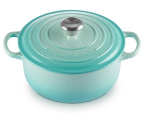 Panela Redonda Signature Le Creuset Cool Mint 22 cm