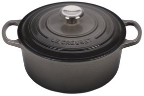 Panela Redonda Ferro Fundido Signature Le Creuset Flint 22 cm