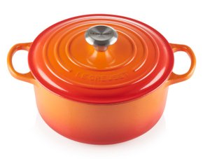 Panela Redonda Signature Le Creuset Laranja 14 cm