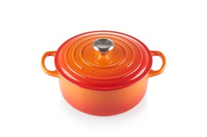 Panela Redonda Signature Le Creuset Laranja 18 cm
