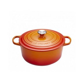 Panela Redonda Signature Le Creuset Laranja 22 cm