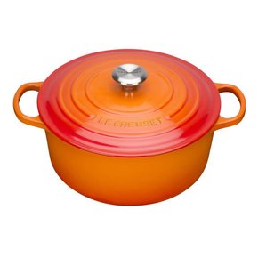 Panela Redonda Signature Le Creuset Laranja 28 cm