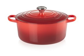 Panela Redonda Signature Le Creuset Vermelho 34 cm