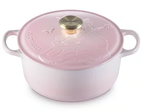 Panela Redonda Wicked Glinda Signature Le Creuset Shell Pink 24 cm