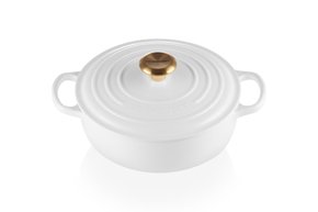 Panela Sautese Signature Le Creuset Branco 24 cm