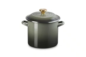 Panela Stock Pot Pegador Dourado Le Creuset Thyme 22 cm