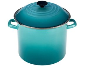 Penela StockPot com Pegador Inox Le Creuset Azul Caribe 22cm