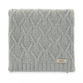 Peseira Roman Tricot Karsten 0,80x2,20m Nevoa