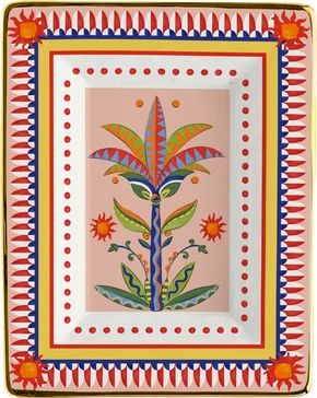 Porta Objeto Retangular em Porcelana Dolce Vita Baci Milano