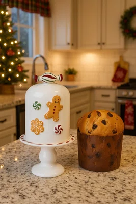 Porta Panetone G Gingerbread Luiz Salvador 19cm x 33cm