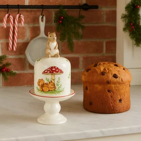 Porta Panetone P Esquilo Luiz Salvador 15cm x 31cm