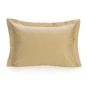 Porta Travesseiros Bossa 300 Fios Egípcio 50x70 Dourado