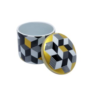 Pote 10 com Tampa Mini Cubes Studio Cris Azevedo