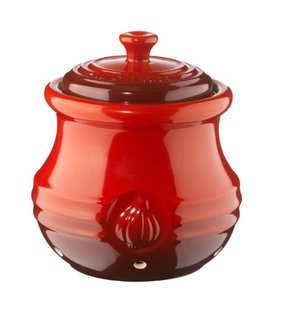 Pote de Alho Le Creuset Vermelho