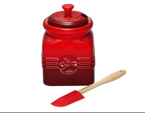 Pote De Geleia Vermelho Le Creuset